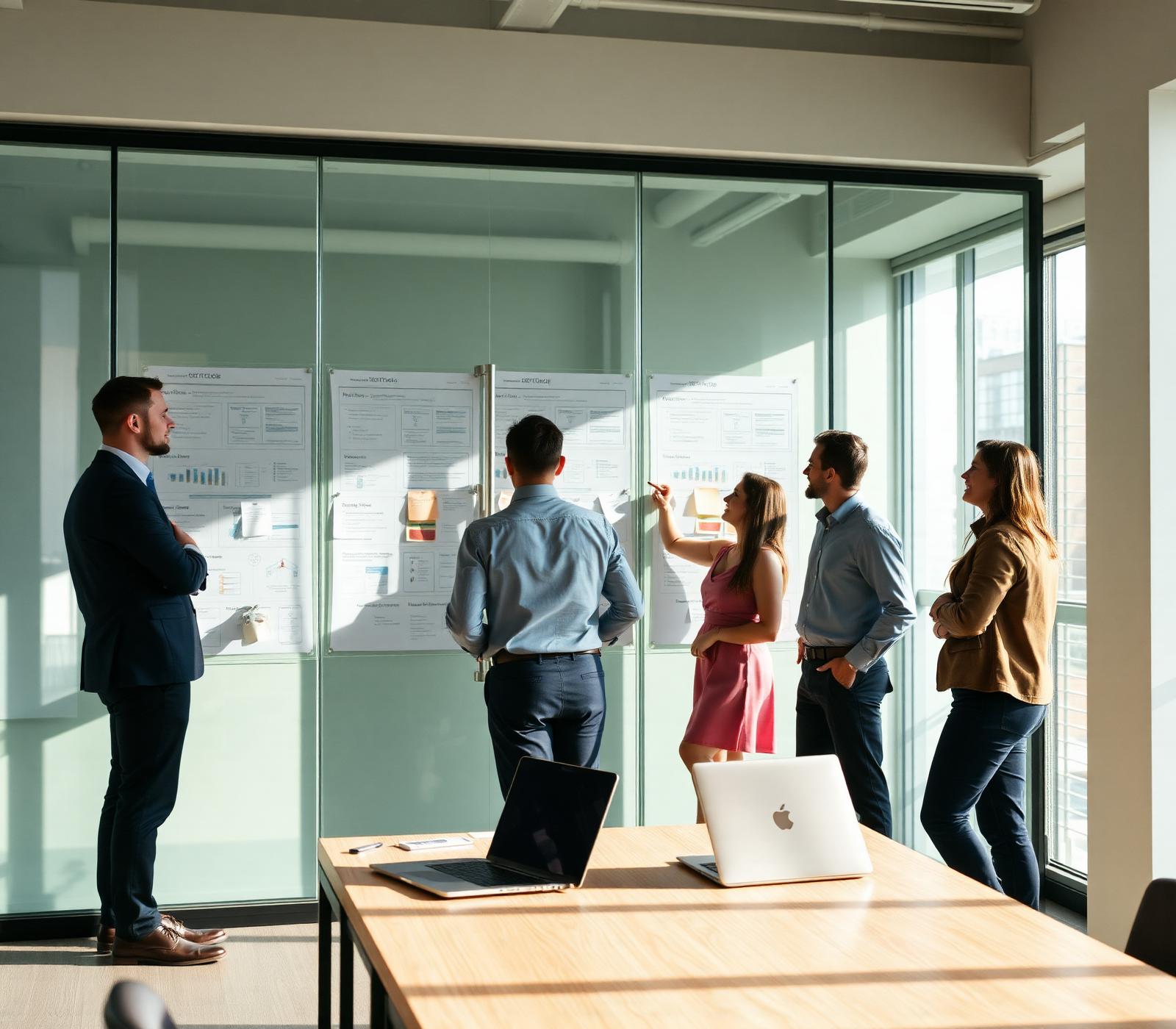 Consulting-Team im Strategie-Workshop